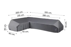Platinum Aerocover platform loungesethoes 325x255 cm - Links