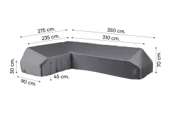 Platinum Aerocover platform loungesethoes 350x275 cm - Links
