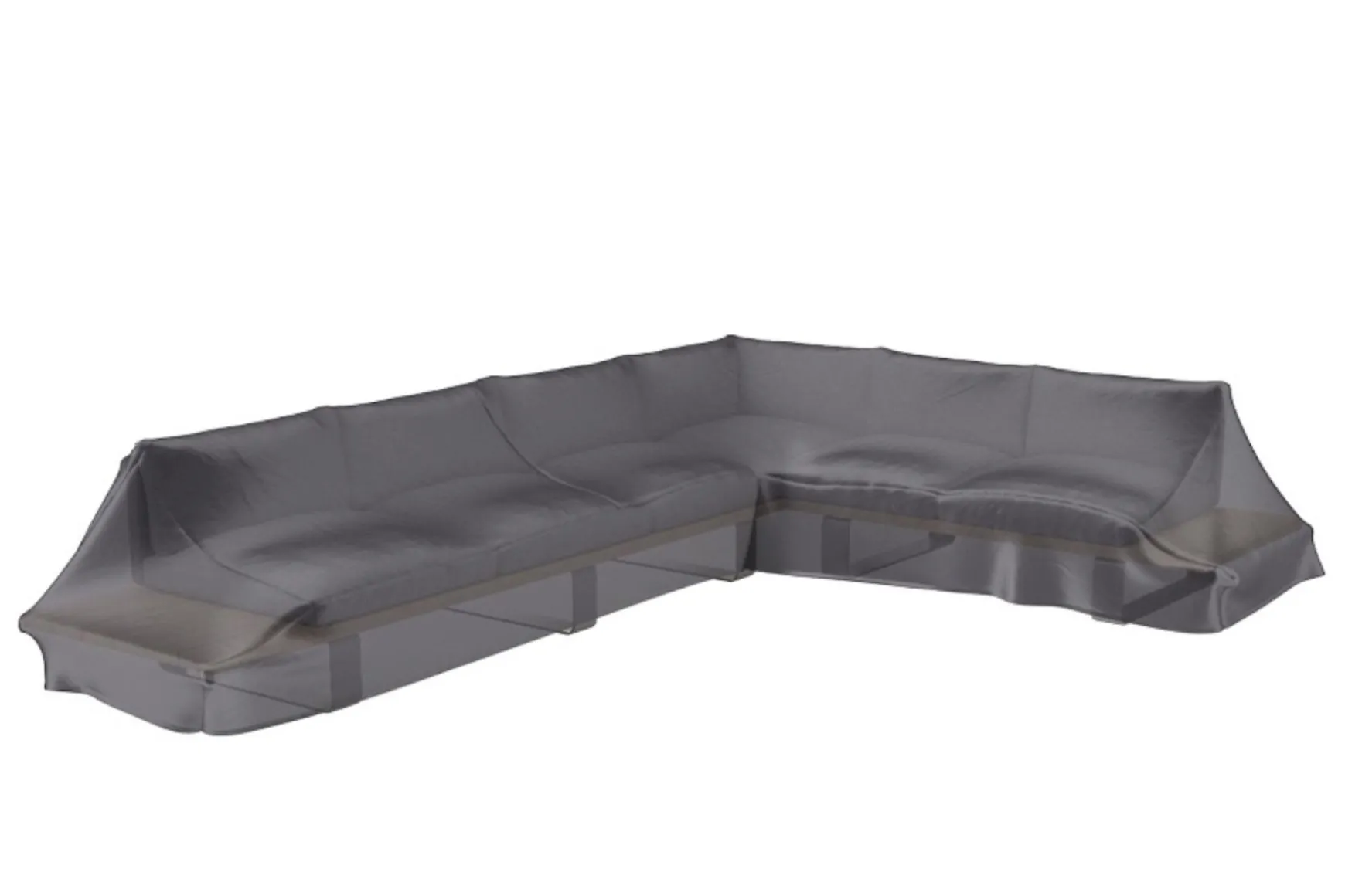 Platinum Aerocover platform loungesethoes 350x275 cm - Rechts