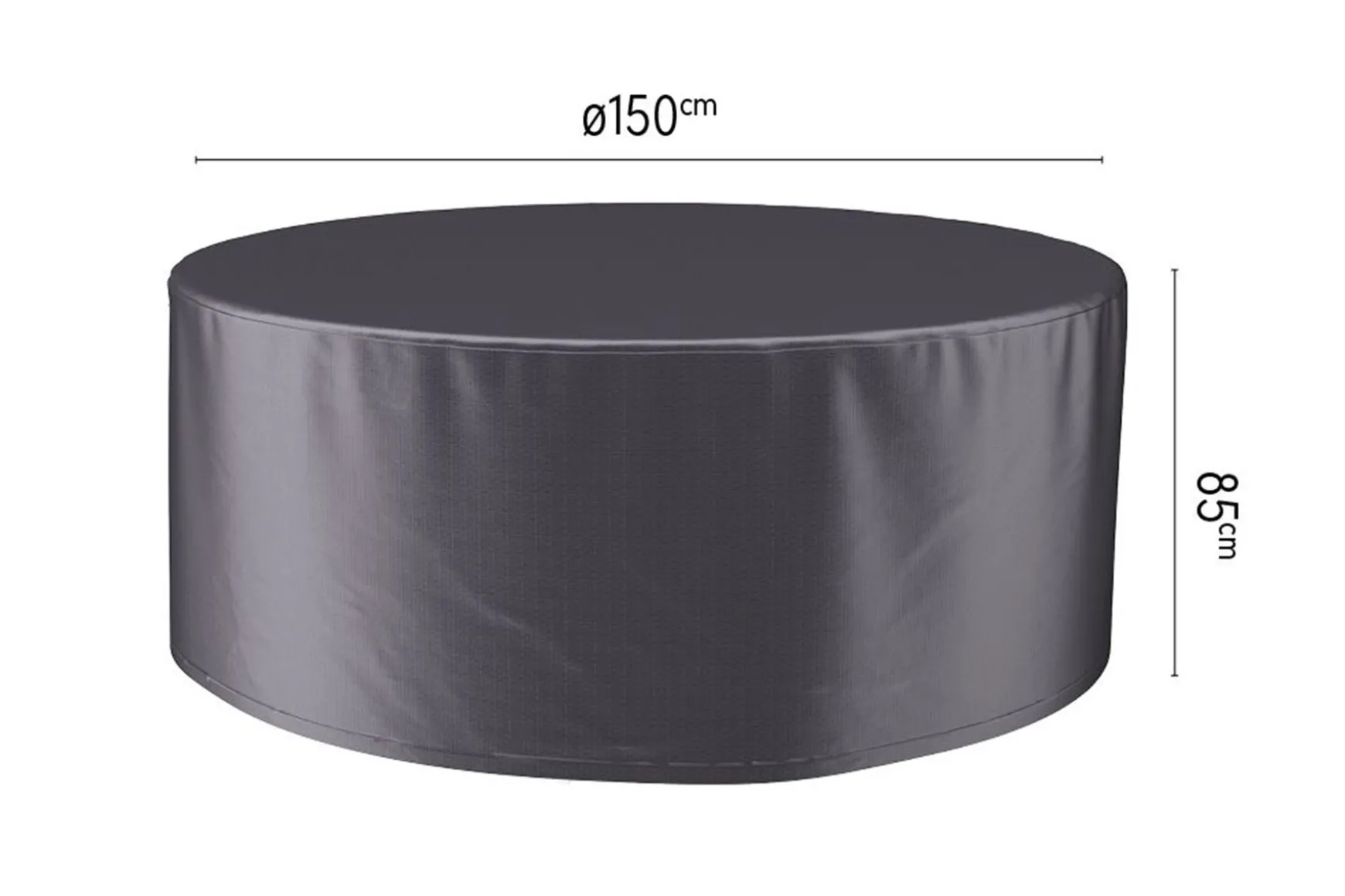 Platinum Aerocover ronde tuinsethoes - 150x85 cm.