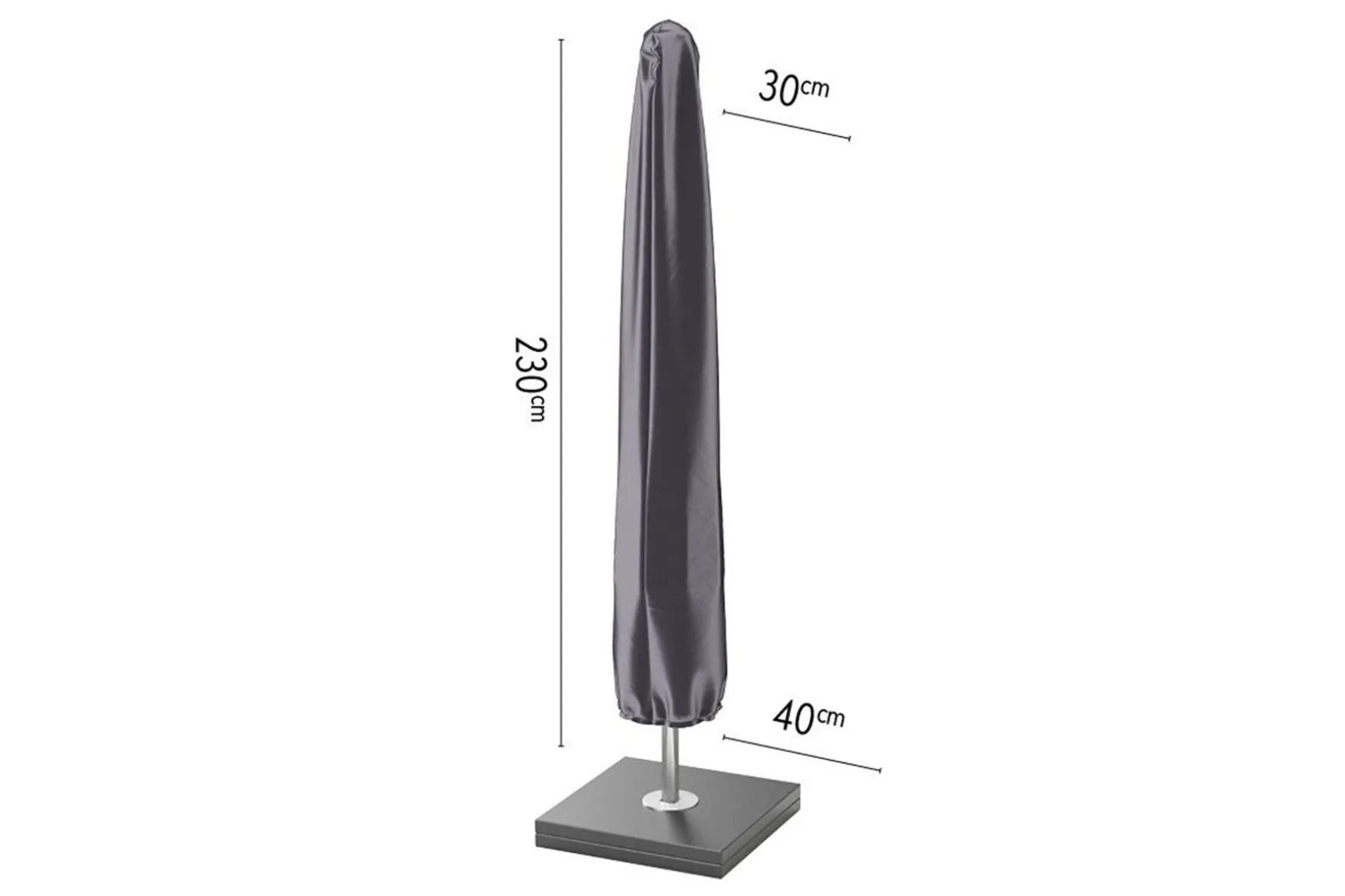 Platinum Aerocover stokparasolhoes 230x30/40 cm.