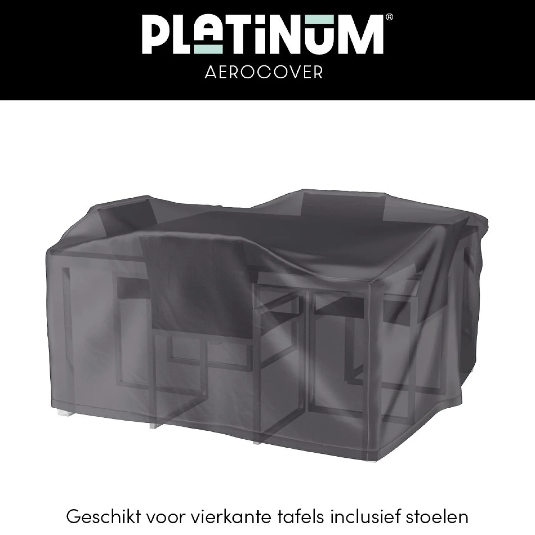 Platinum Aerocover tuinsethoes - 130x130x85 cm.