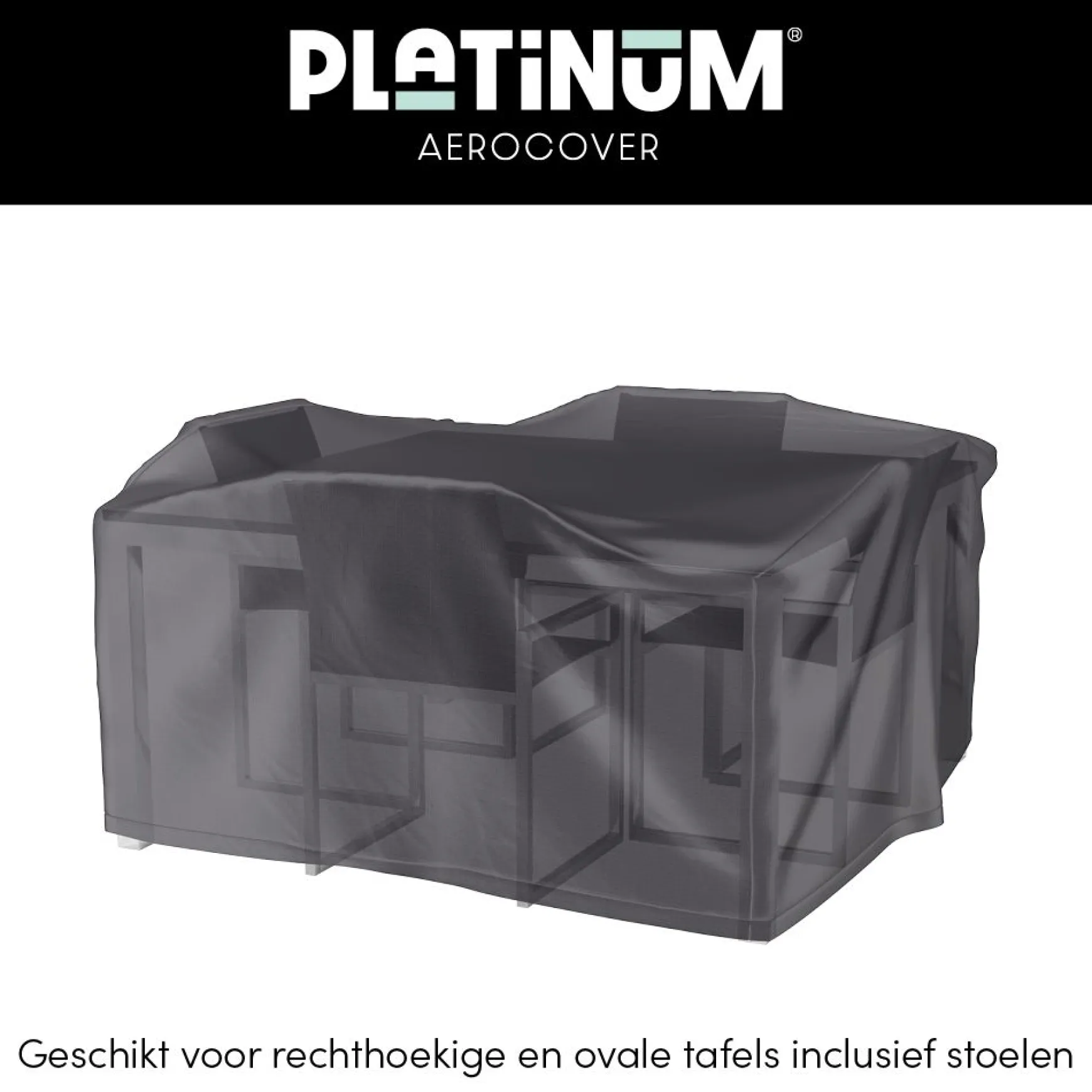 Platinum Aerocover tuinsethoes - 160x150x85 cm.