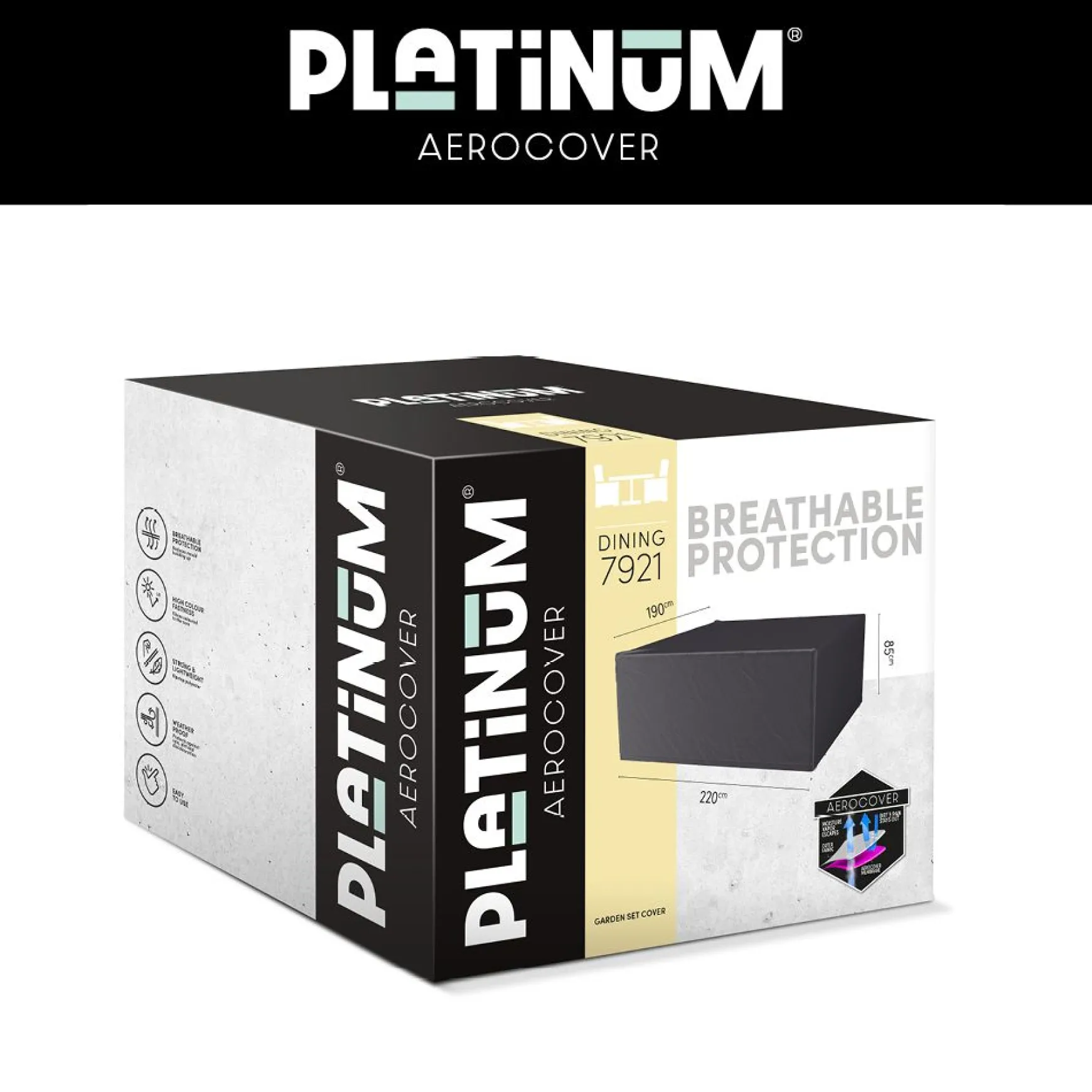 Platinum Aerocover tuinsethoes - 220x190x85