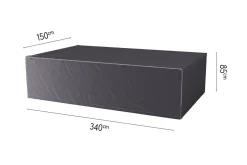 Platinum Aerocover tuinsethoes 340x150 cm.
