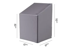 Platinum Aerocover tuinstoelhoes 67x67 cm.