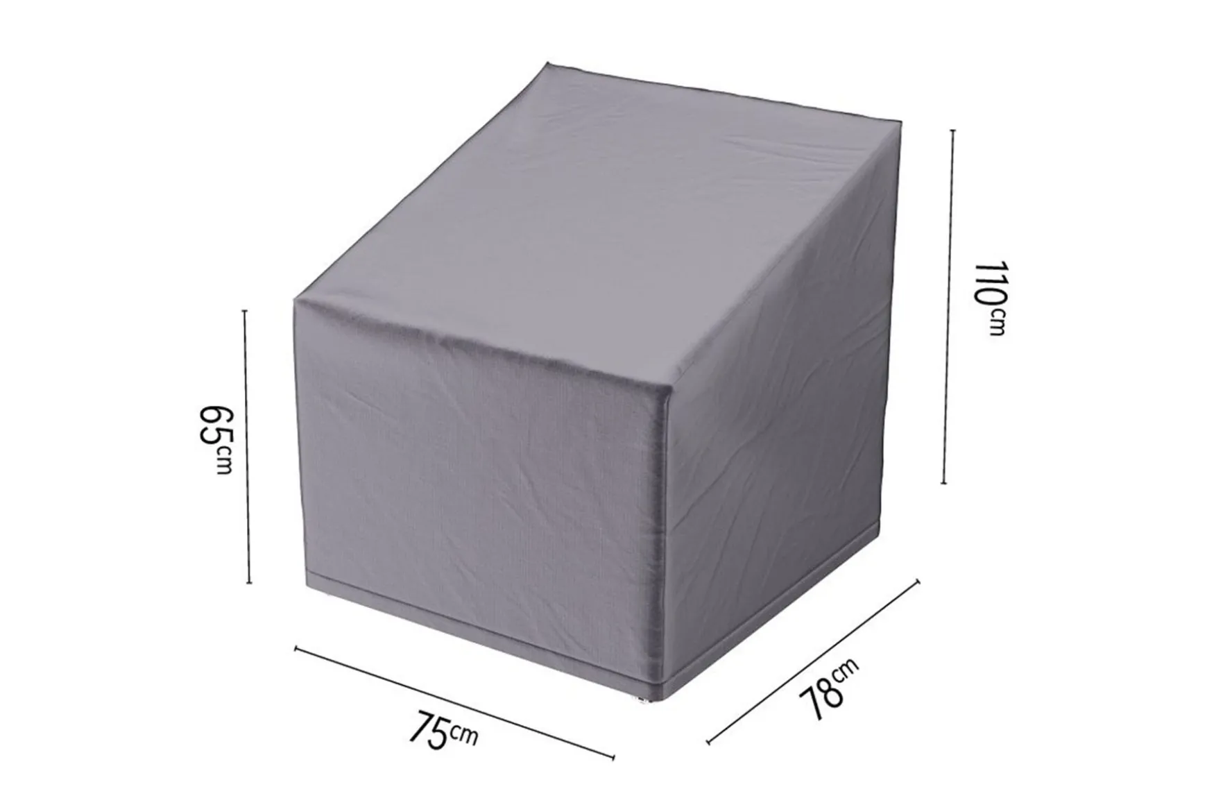 Platinum Aerocover tuinstoelhoes 75x78 cm. XL