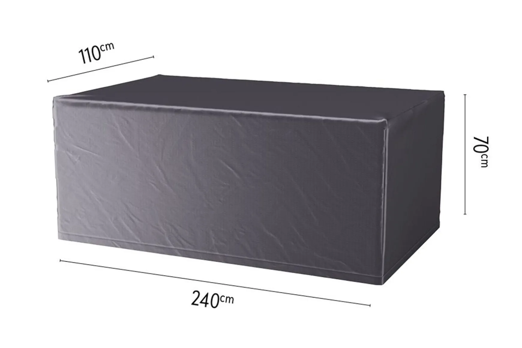 Platinum Aerocover tuintafelhoes 240x110 cm.