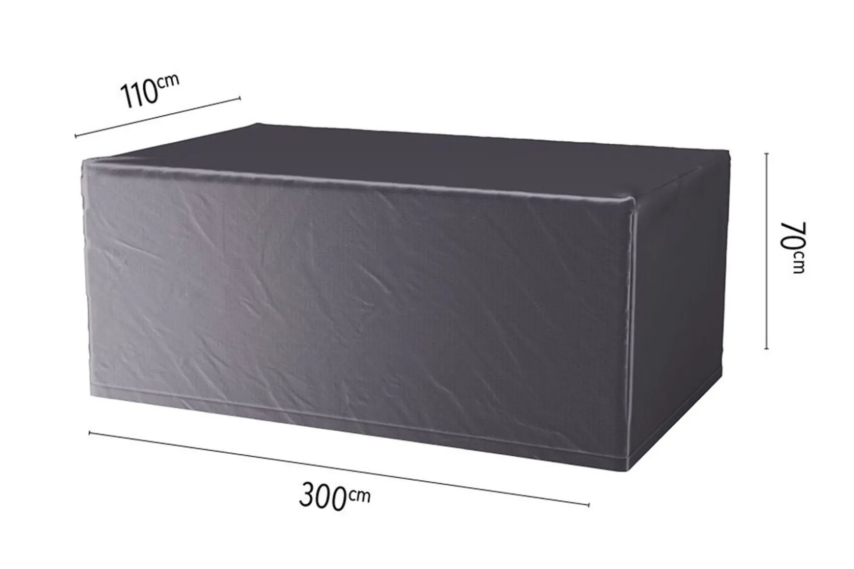 Platinum Aerocover tuintafelhoes 300x110 cm.