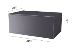 Platinum Aerocover tuintafelhoes 340x110 cm.
