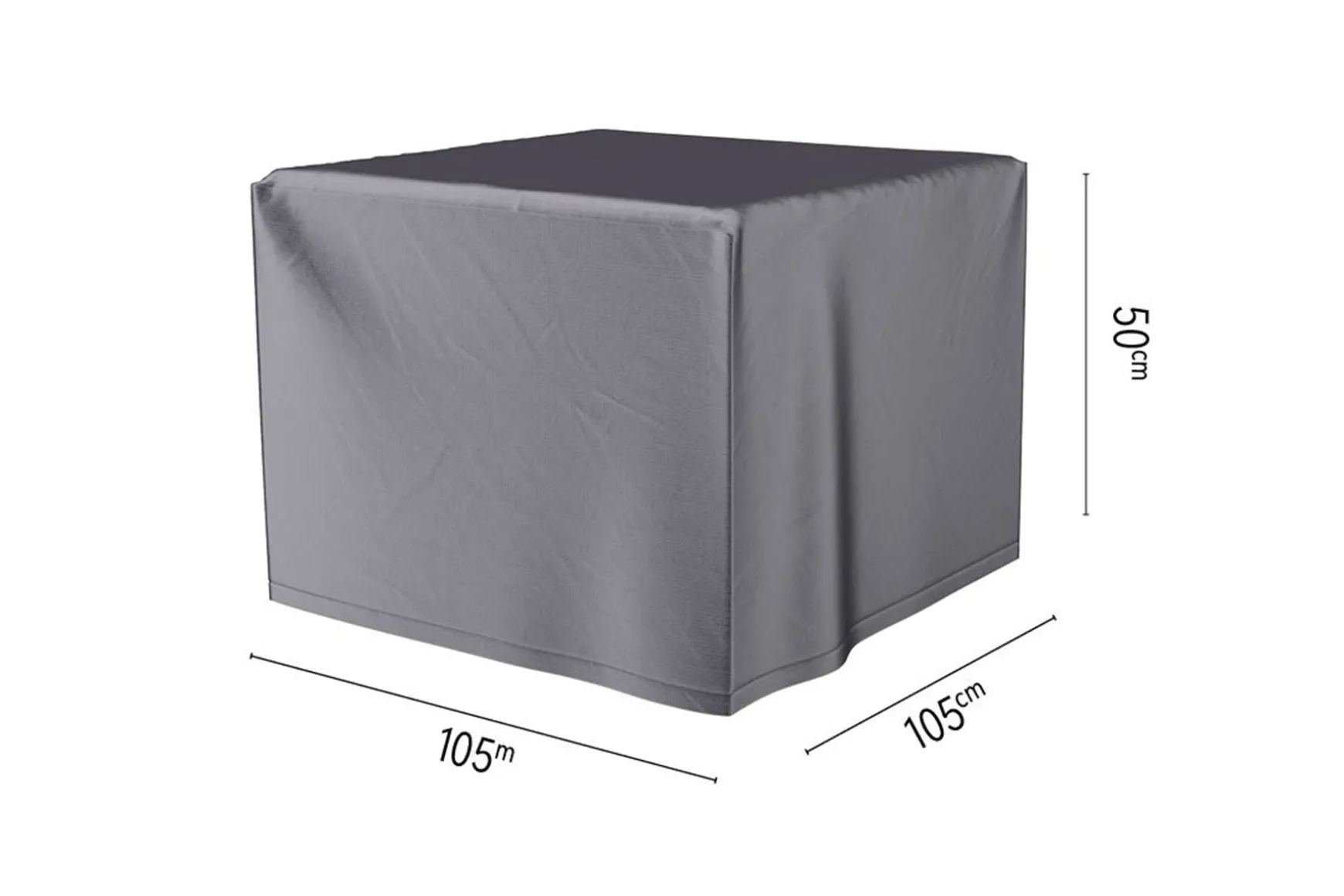 Platinum Aerocover vuurtafelhoes - 105x105x50 cm.