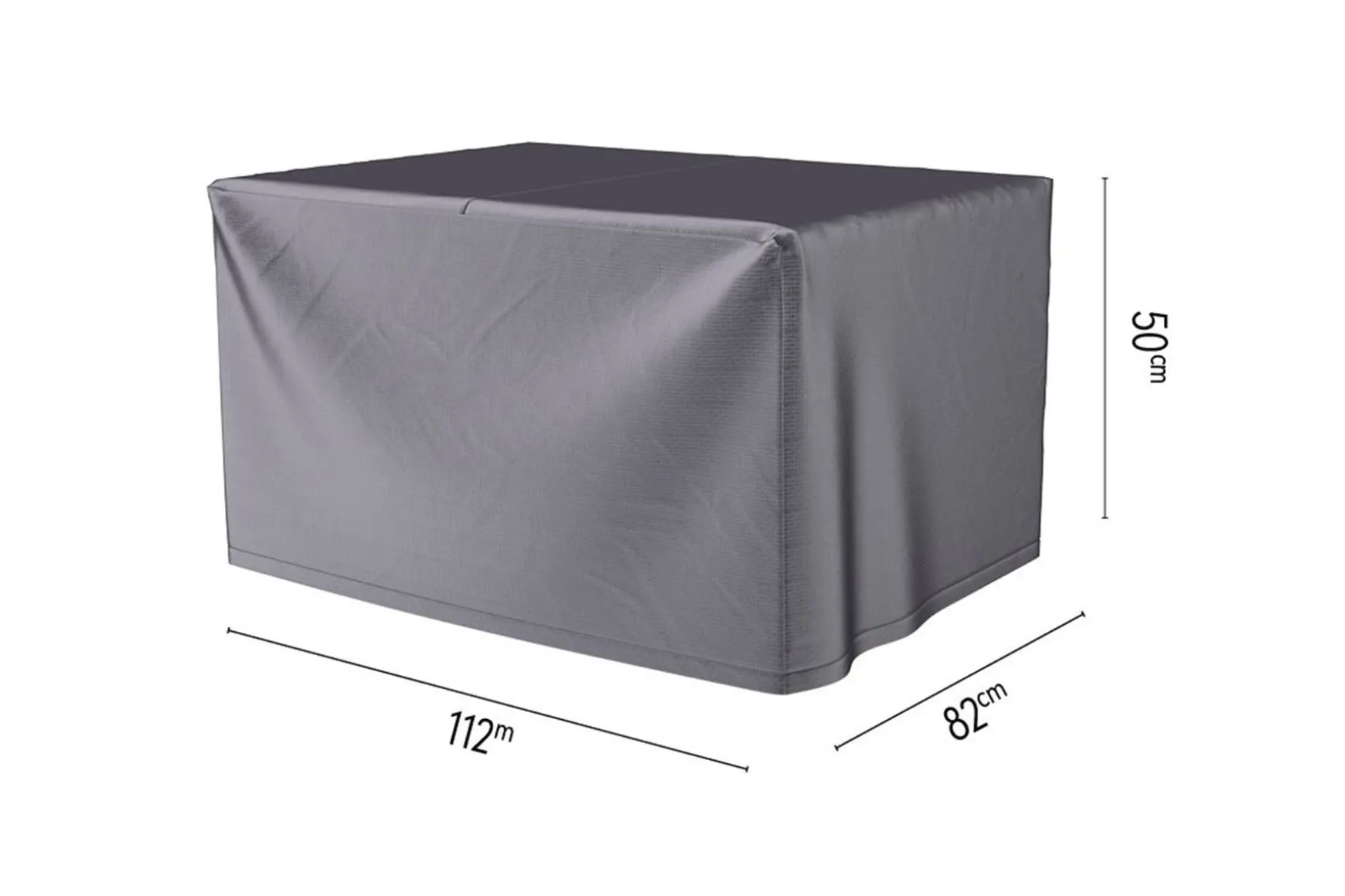 Platinum Aerocover vuurtafelhoes - 112x82x50 cm.