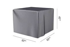 Platinum Aerocover vuurtafelhoes - 60x60xH45 cm.