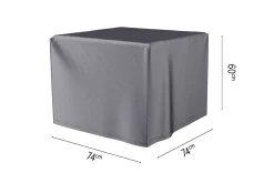 Platinum Aerocover vuurtafelhoes - 74x74xH60 cm.