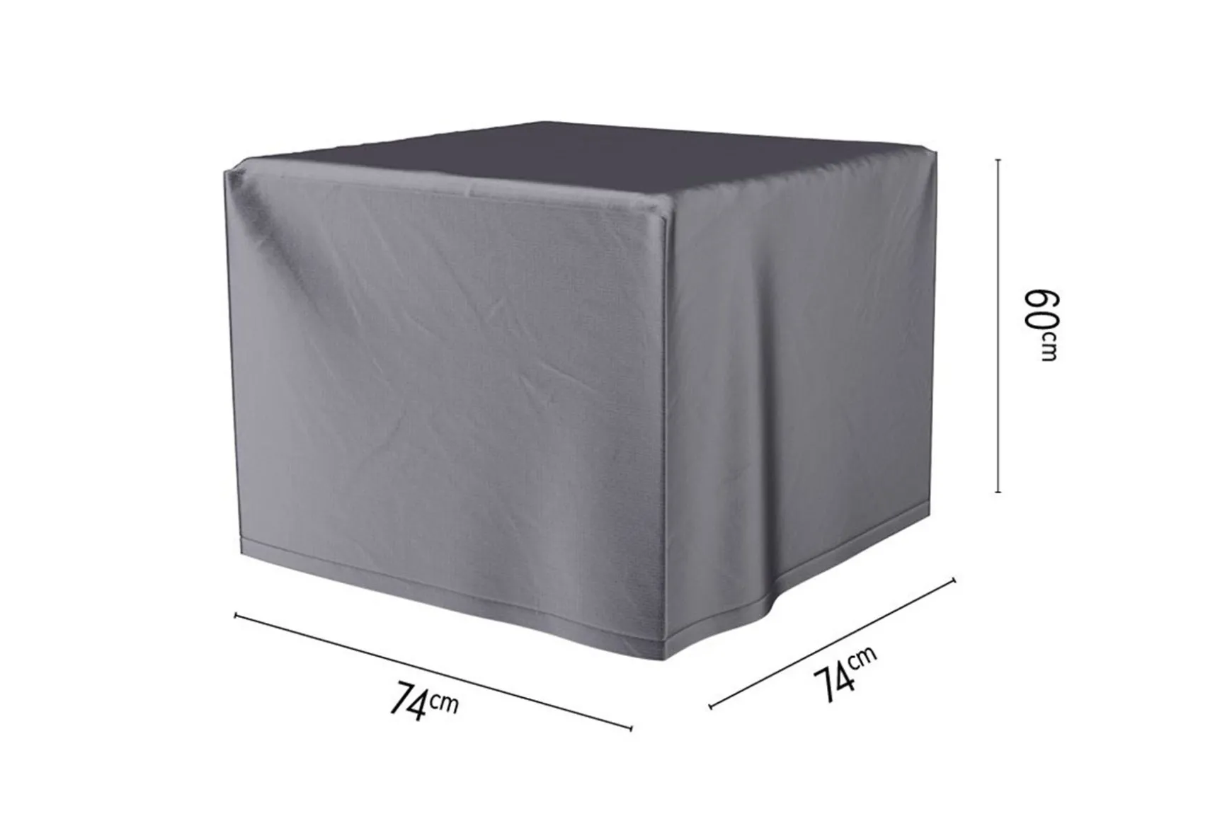 Platinum Aerocover vuurtafelhoes - 74x74xH60 cm.