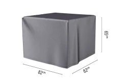 Platinum Aerocover vuurtafelhoes - 82x82xH65 cm.
