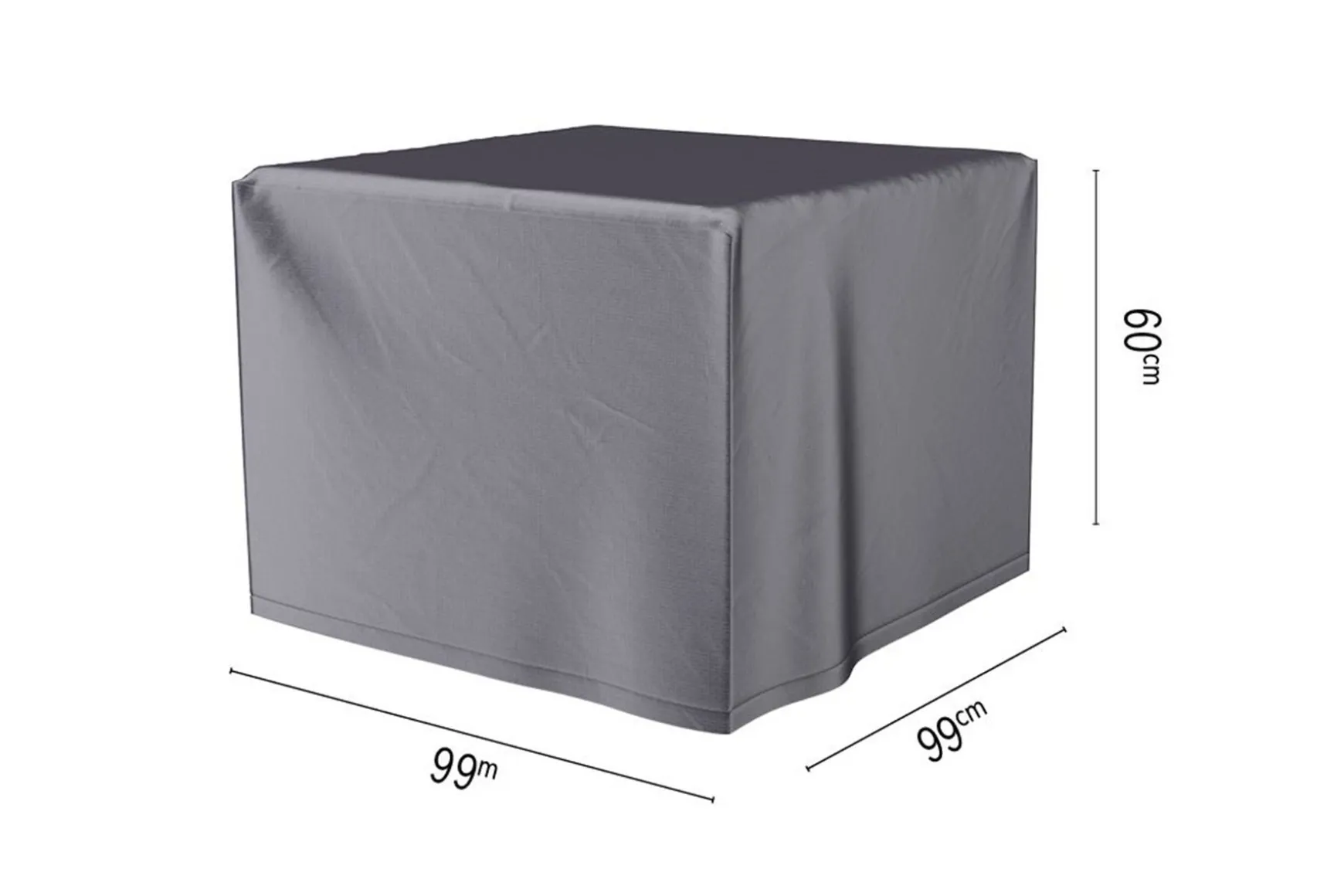 Platinum Aerocover vuurtafelhoes - 99x99xH60 cm.