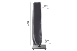 Platinum Aerocover zweefparasolhoes 250x55/60 cm.
