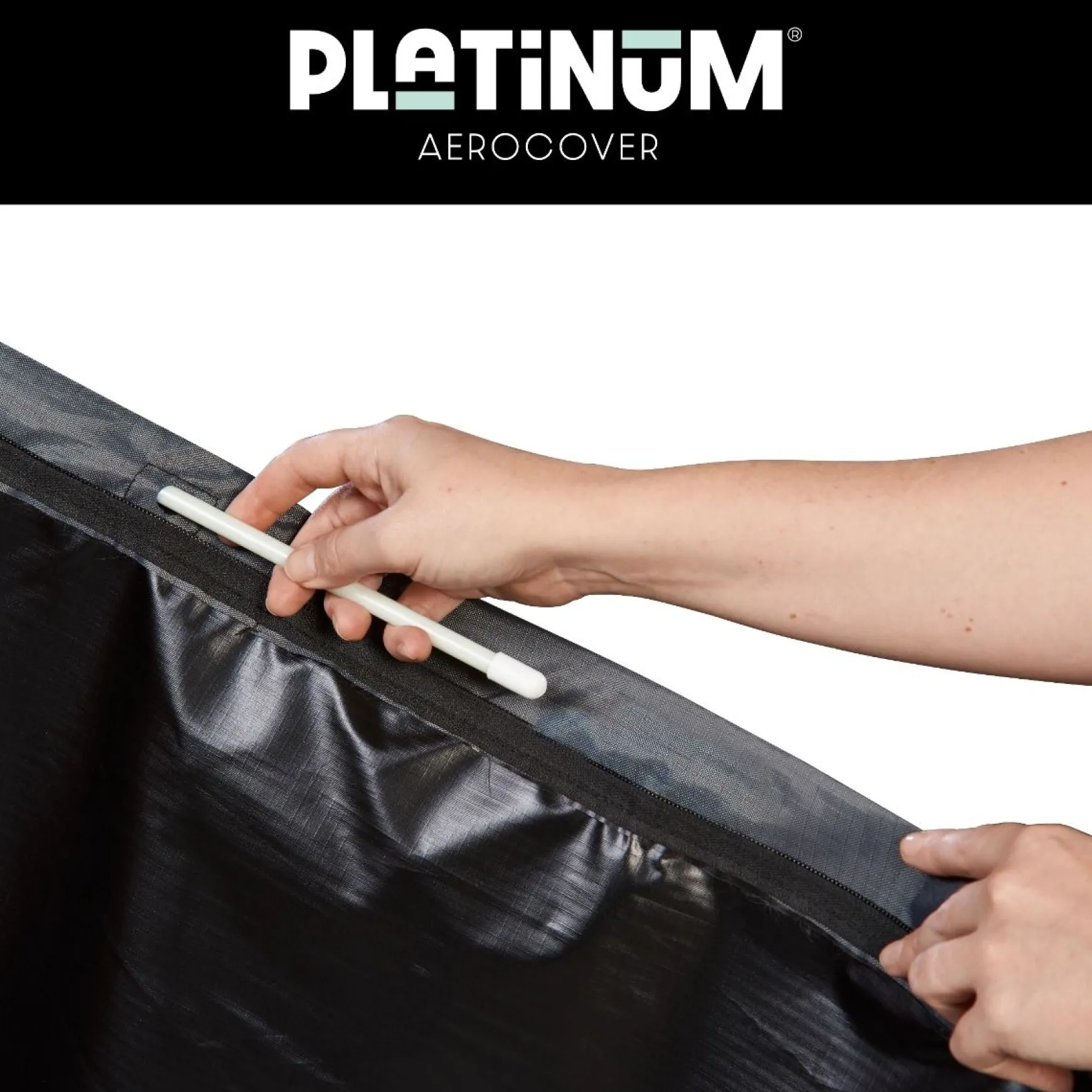 Platinum Aerocover zweefparasolhoes 260x55/60 cm.