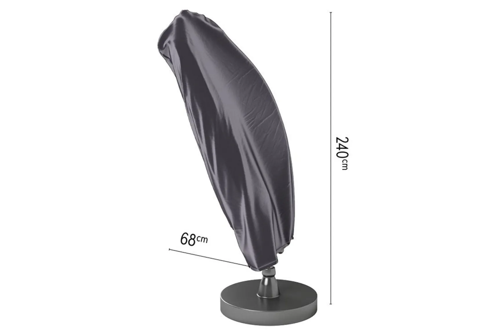 Platinum Aerocover zweefparasolhoes - 240x68 cm.