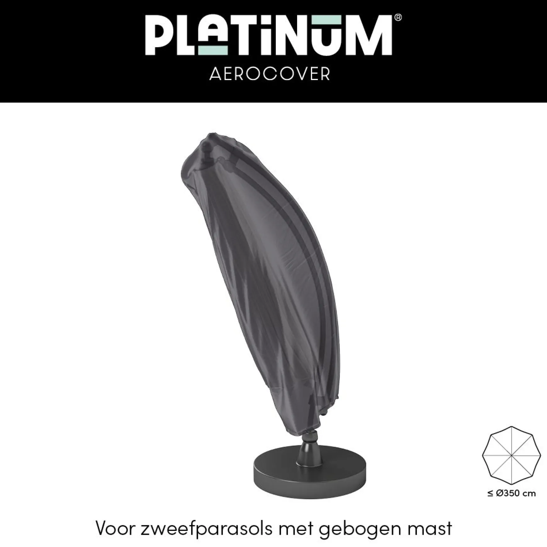 Platinum Aerocover zweefparasolhoes - 240x68 cm.