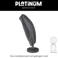 Platinum Aerocover zweefparasolhoes 250x85 cm.