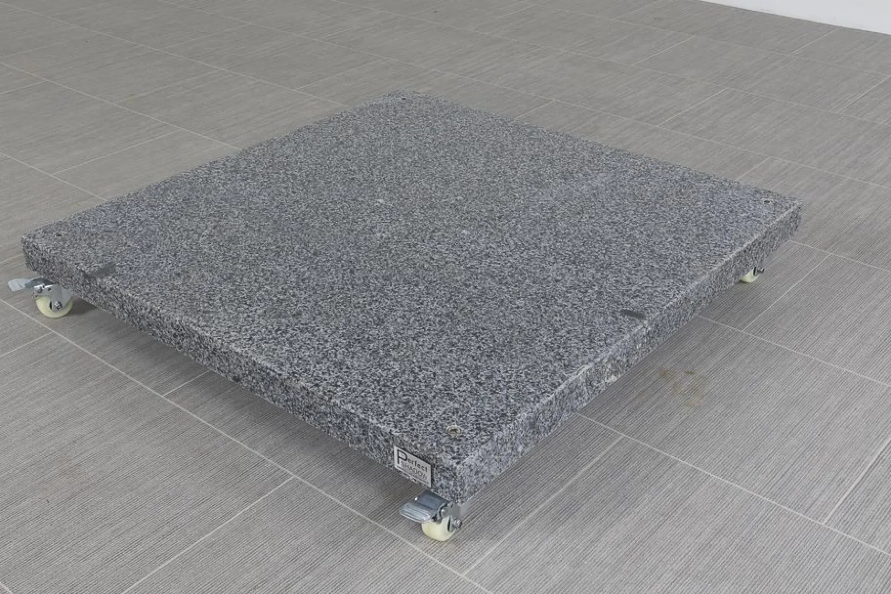 Platinum Beaufort Premium 3,2x3,2 m - Champagne Sandstone met voet en hoes