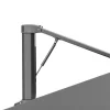 Platinum Beaufort Premium 3,2x3,2 m - Faded Black met voet en hoes