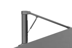Platinum Beaufort Premium 3,2x3,2 m - Faded Black met voet en hoes