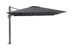 Platinum Beaufort Premium 3,2x3,2 m - Faded Black met voet en hoes