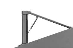 Platinum Beaufort zweefparasol premium 3,2x3,2 m. - Faded black