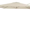 Platinum Beaufort zweefparasol premium 3,2x3,2 m. - Sandstone Champagne