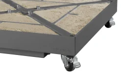 Platinum Ceramica 90 kg - Antraciet - verrijdbare parasolvoet - vulbaar
