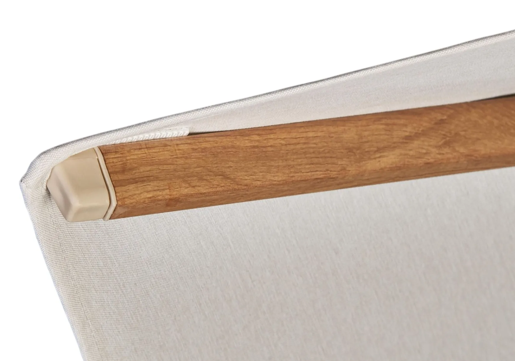 Platinum Challenger parasol Premium T2 3.5 - Champagne Teak + vulbare voet + hoes