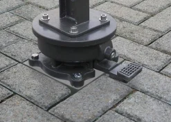 Platinum Challenger Premium T1 3x3 m - Manhattan Grey met ingraafvoet en hoes