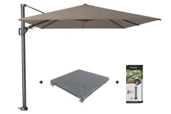 Platinum Challenger Premium T2 3.5x2.6 m - Havanna Taupe met voet en hoes