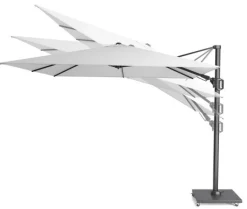 Platinum Challenger Premium T2 3x3 m - Champagne met voet en hoes