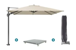 Platinum Challenger Premium T2 3x3 m - Champagne met voet en hoes