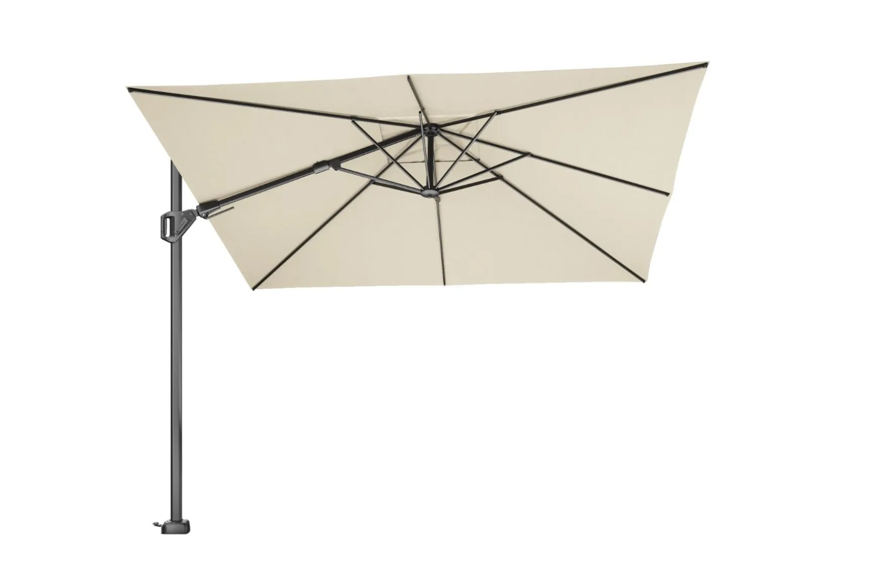 Platinum Challenger Premium T2 3x3 m - Champagne met ingraafvoet en hoes