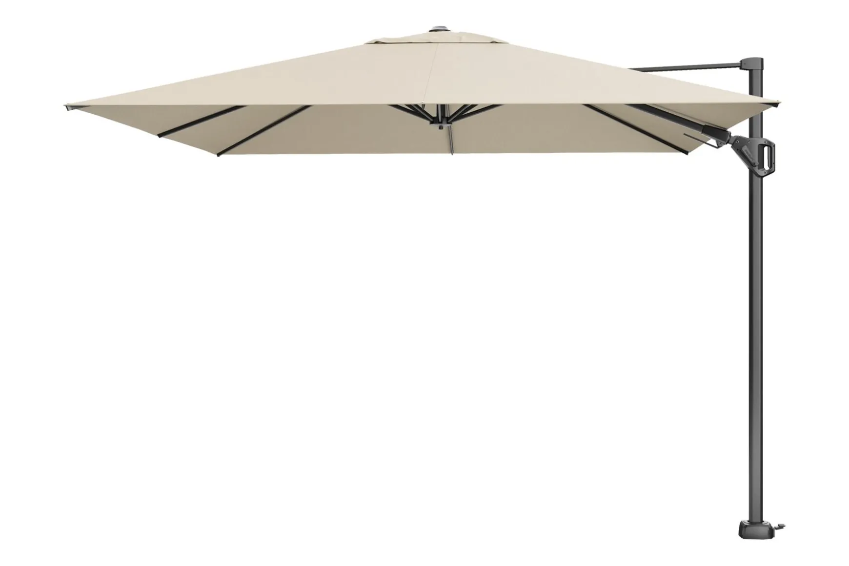 Platinum Challenger Premium T2 3x3 m - Champagne met ingraafvoet en hoes
