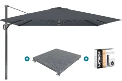 Platinum Challenger Premium T1 3.5x3.5 m - Faded Black met voet en hoes