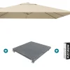 Platinum Challenger Premium T2 3x3 m Champagne Sandstone - met voet en hoes