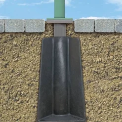 Platinum Challenger Premium T2 3x3 m Champagne Sandstone - met ingraafvoet en hoes