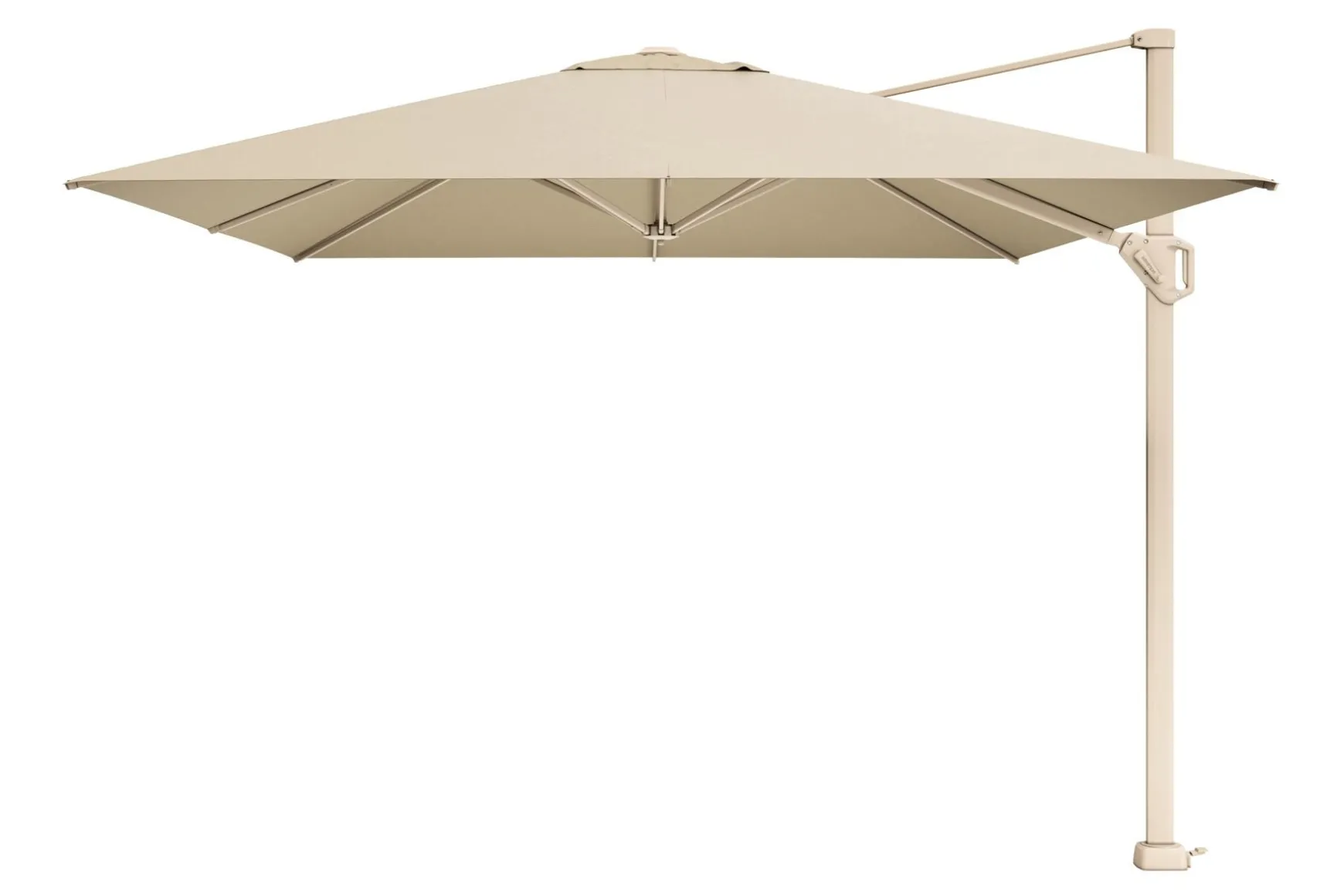 Platinum Challenger Premium T1 4x3 m - Champagne Sandstone met Marbella voet en hoes