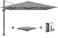 Platinum Challenger Premium T1 3.5x3.5 m - Manhattan Grey met Marbella voet + hoes