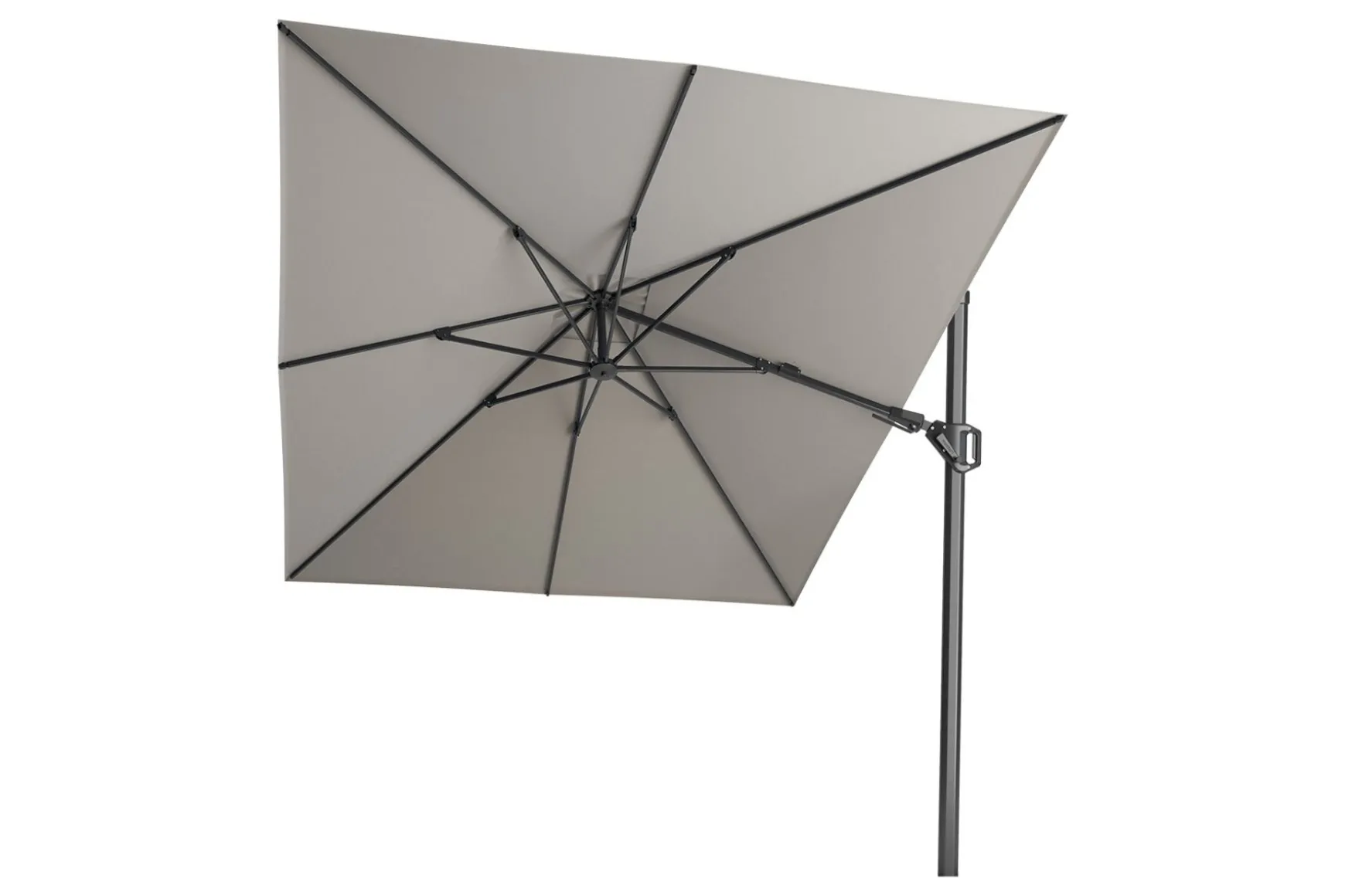 Platinum Challenger rechthoek zweefparasol T2 Premium - 3,5 x 2,6 m. - Manhattan