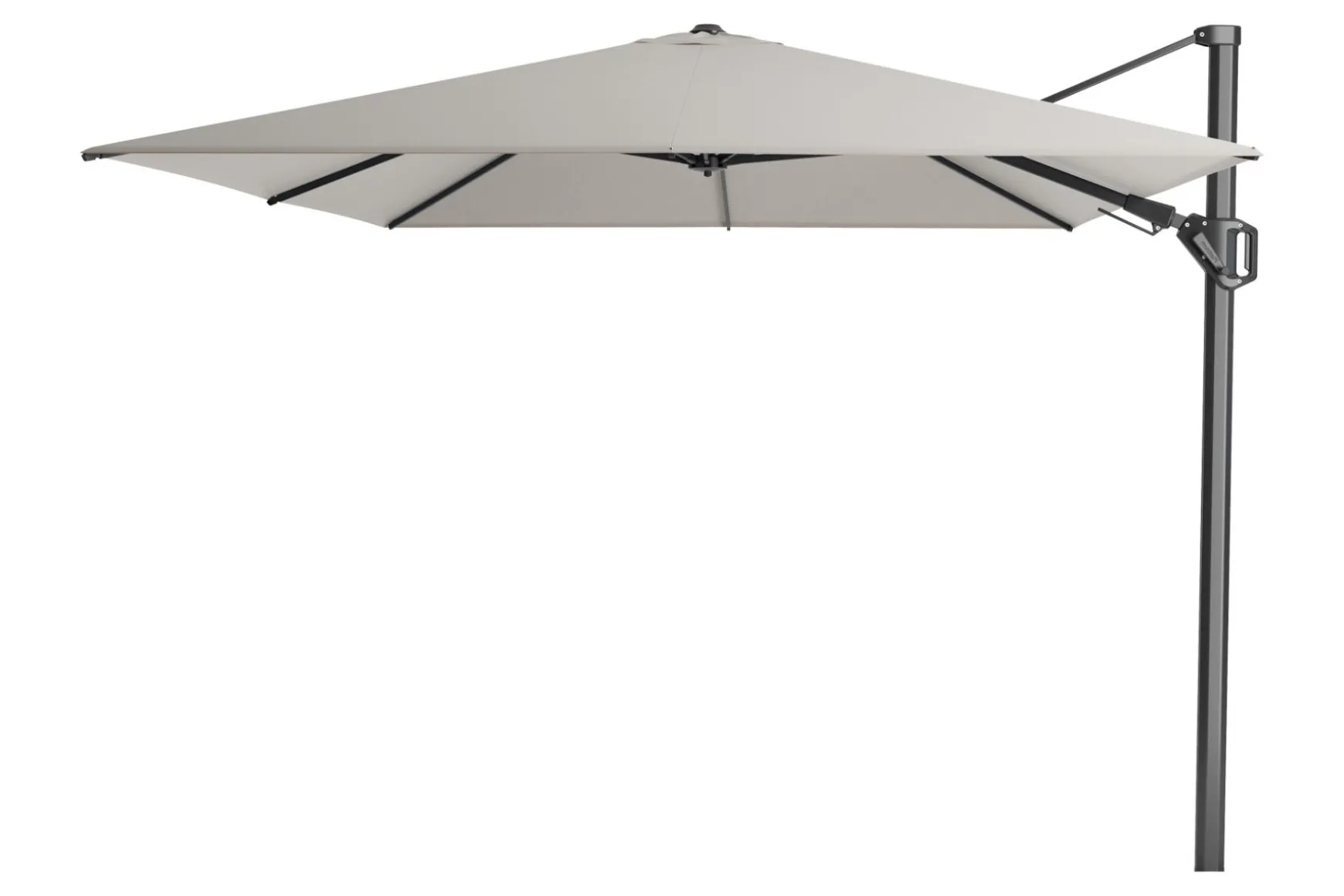 Platinum Challenger rechthoek zweefparasol T2 Premium - 3,5 x 2,6 m. - Manhattan
