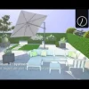 Platinum Challenger rechthoek zweefparasol T2 Premium - 2,6 x 3,5 m. - Champagne Teak
