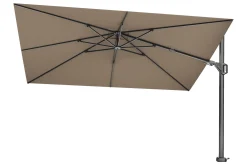 Platinum Challenger rechthoek zweefparasol T2 Premium - 2,6 x 3,5 m. - Havana Taupe