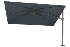Platinum Challenger rechthoek zweefparasol T2 Premium - 2,6 x 3,5 m. - Faded black